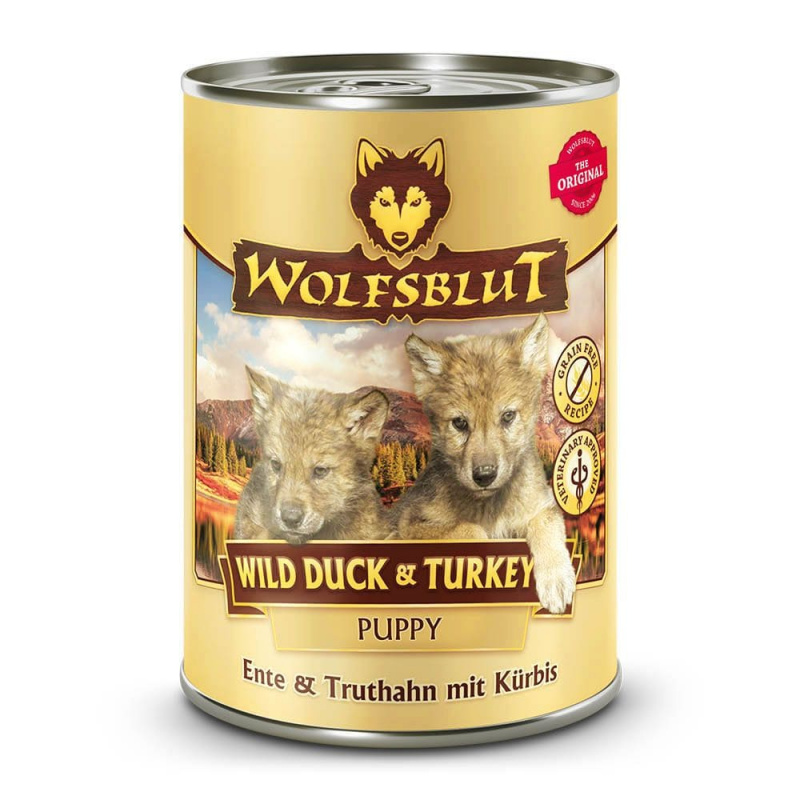 Wild Duck & Turkey Puppy - Ente & Truthahn mit Kartoffel 395 g