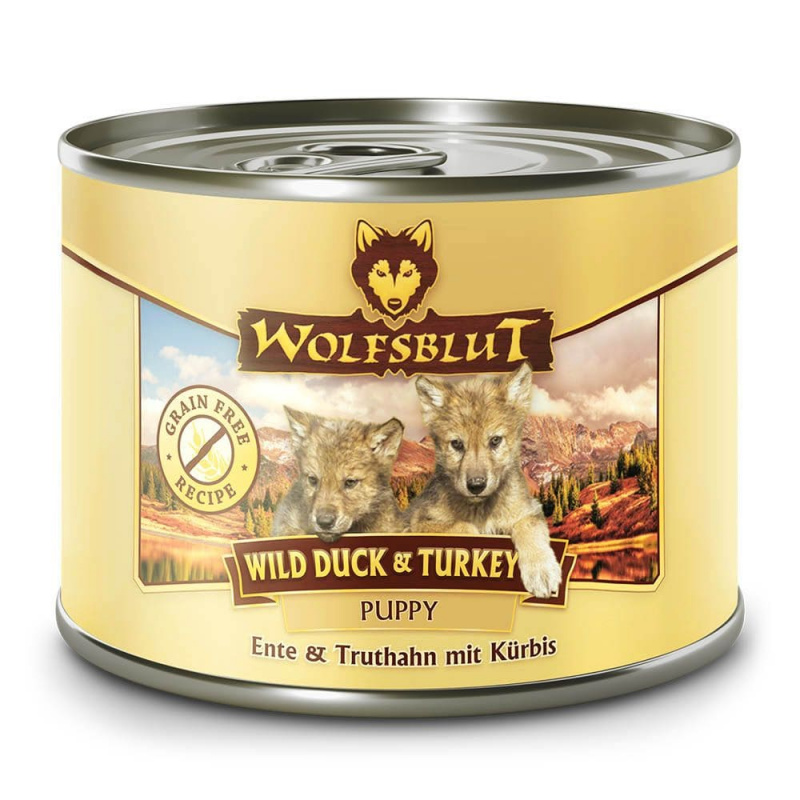 Wild Duck & Turkey Puppy - Ente & Truthahn mit Kartoffel 200 g
