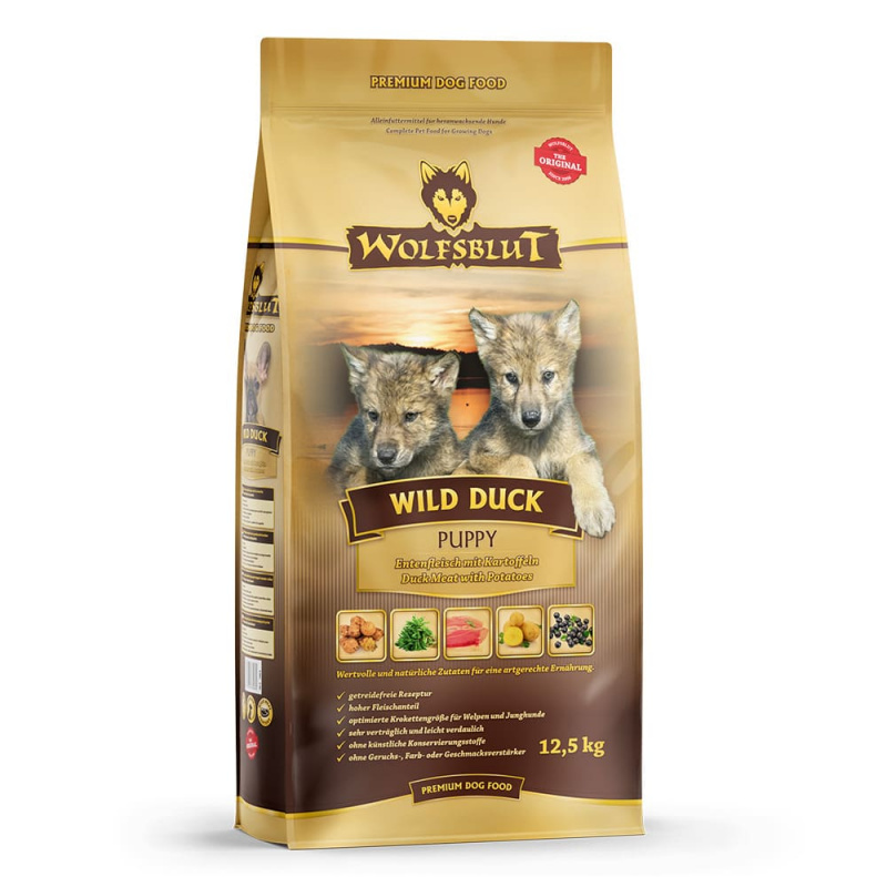 Wild Duck Puppy - Ente mit Kartoffel 12,5 kg