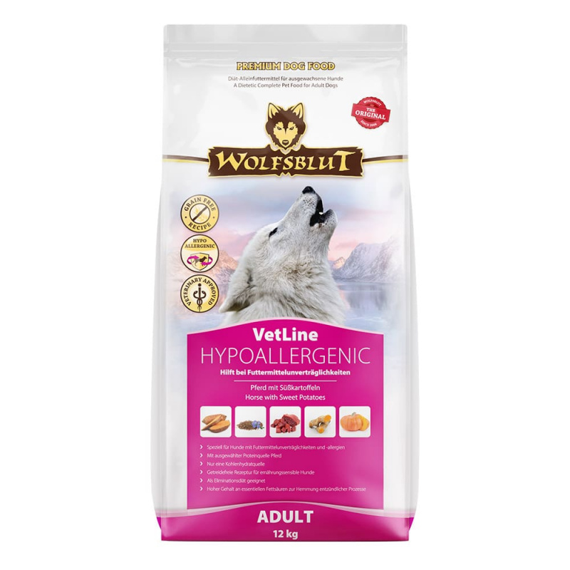 Wolfsblut VetLine Hypoallergenic - Pferd 12 kg
