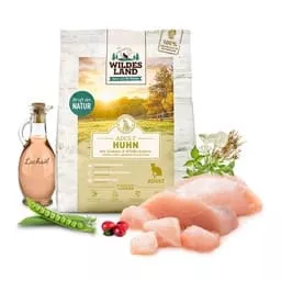 Wildes Land Trockenfutter Katze huhn Huhn mit Gartengemüse 400 g