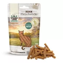 Wildes Land Snacks Katze Katzensticks Katzensticks Huhn 50 g