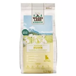 Wildes Land Trockenfutter Katze kitten Kitten Huhn 1,2 kg