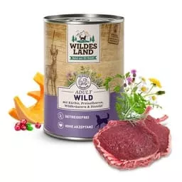 Wildes Land Nassfutter Wild mit Kürbis 400 g