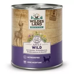 Wildes Land Nassfutter Wild mit Kürbis 800 g