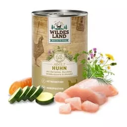 Wildes Land Nassfutter Huhn mit Karotte & Zucchini 400 g