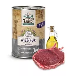 Wildes Land Nassfutter Wild PUR mit Distelöl 400 g