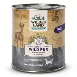 Wildes Land Nassfutter Wild PUR mit Distelöl 800 g
