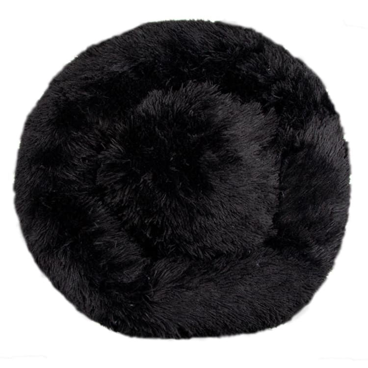 Hundebett Fluffy Donut black 100