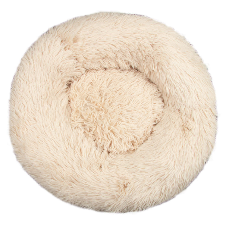 Hundebett Fluffy Donut cream 80