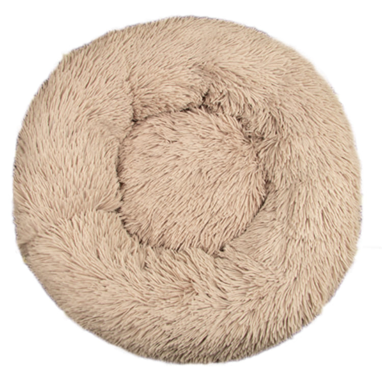 Hundebett Fluffy Donut khaki 120