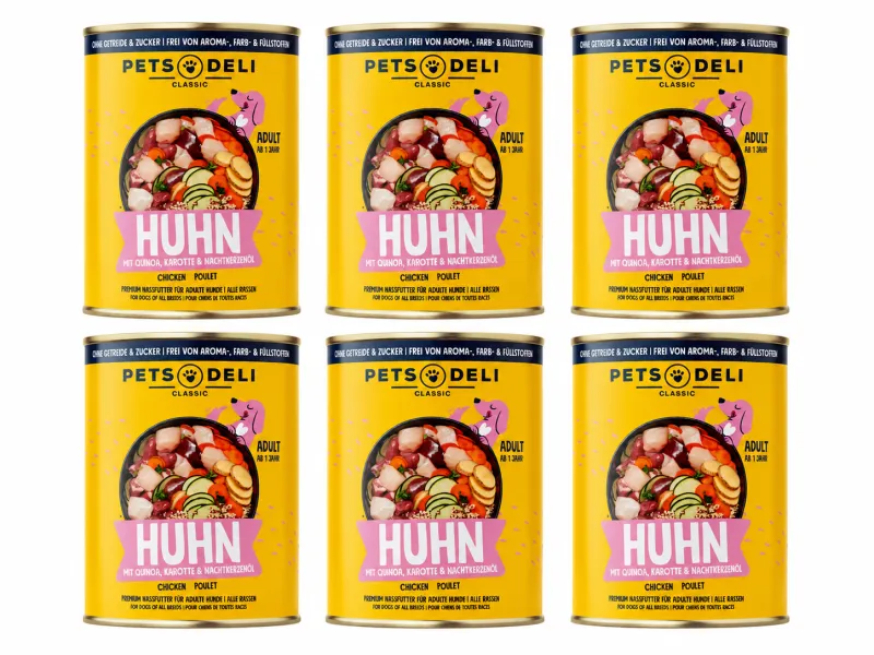 Pets Deli Classic Huhn 6x 400g