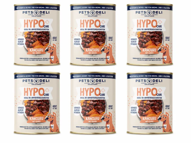 Pets Deli Hypo Känguru 6x 400g