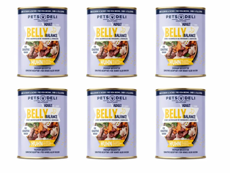 Pets Deli Solution Belly Balance Huhn 6x 400g